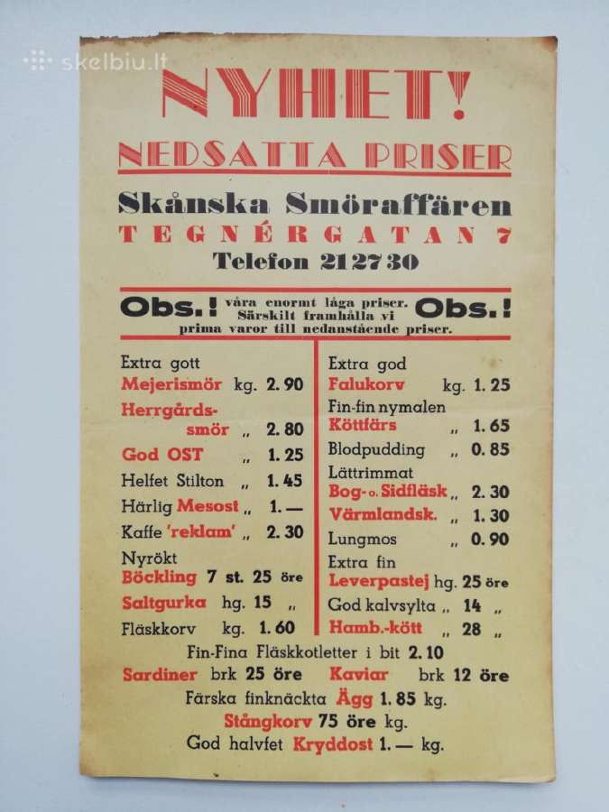 Sena reklama