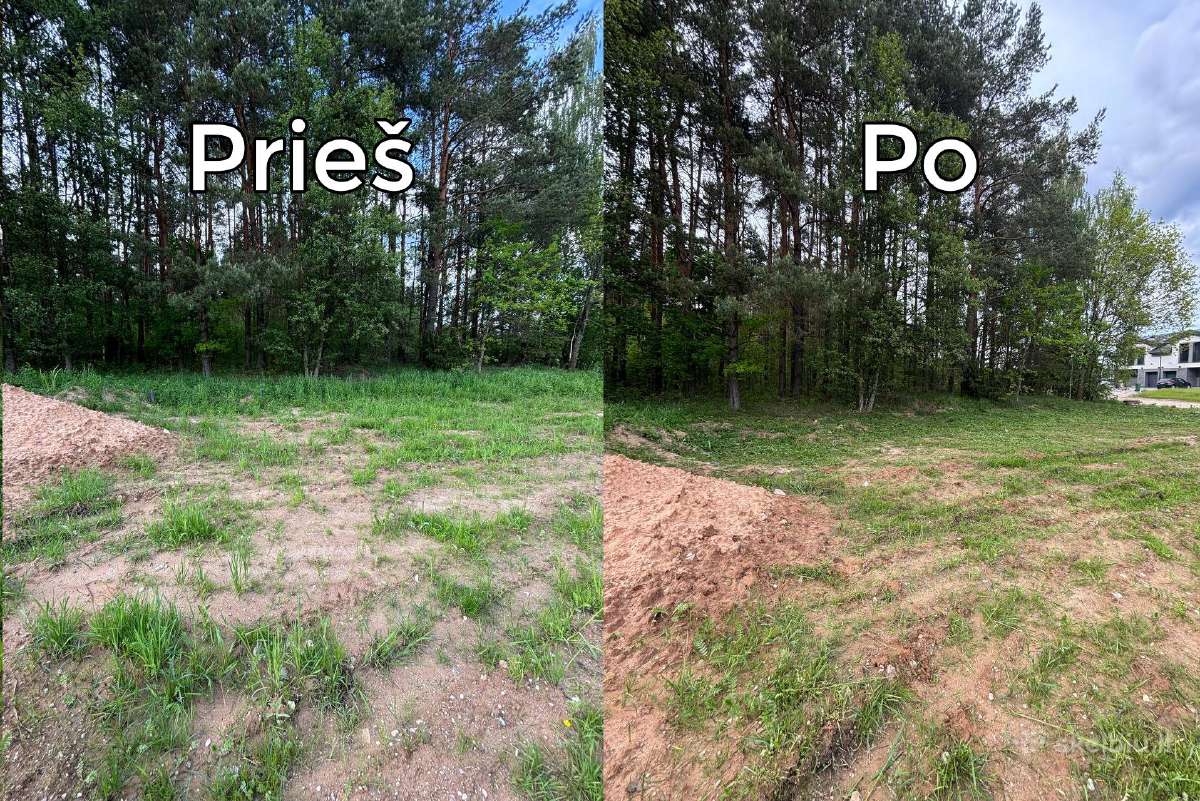 Žolės pjovimas Vilniuje ir Vilniaus rajone - nuotraukos Nr. 13