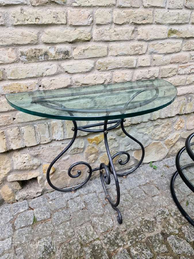Vintažinis rankų darbo konsolinis staliukas - nuotraukos Nr. 8