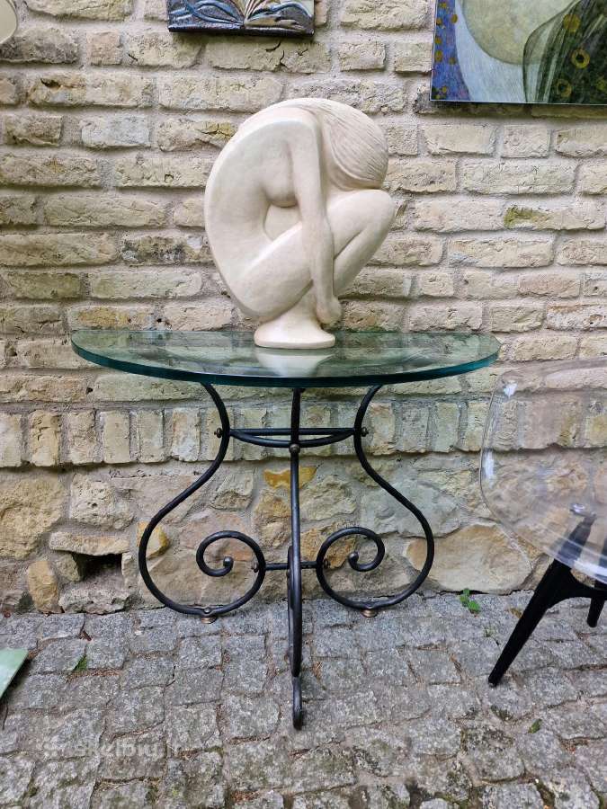 Vintažinis rankų darbo konsolinis staliukas - nuotraukos Nr. 35