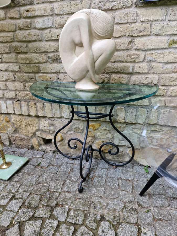 Vintažinis rankų darbo konsolinis staliukas - nuotraukos Nr. 38