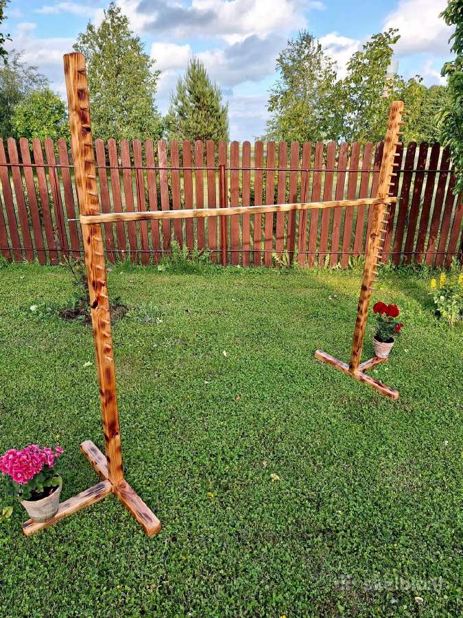 Lauko žaidimų Cornhole,golfo kopėtėlių,jenga nuoma - nuotraukos Nr. 12