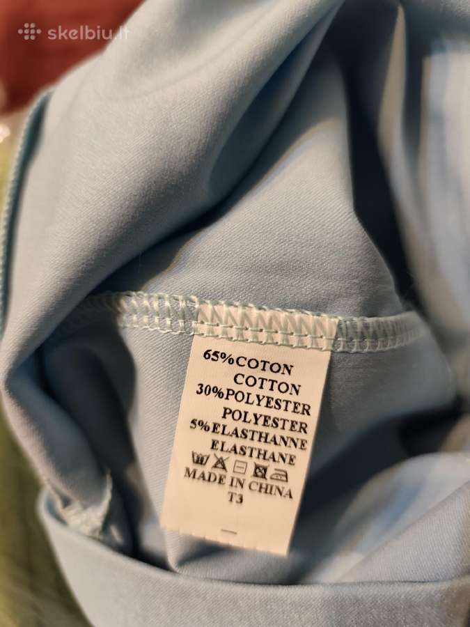 Elastiniai melsvi bridžai su kišenėmis 42, 44, 46 - nuotraukos Nr. 5