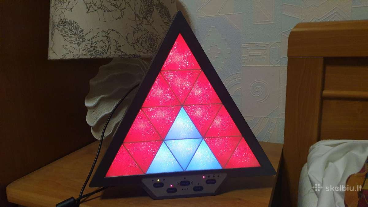LED trikampio formos kaleidoskopas - nuotraukos Nr. 3