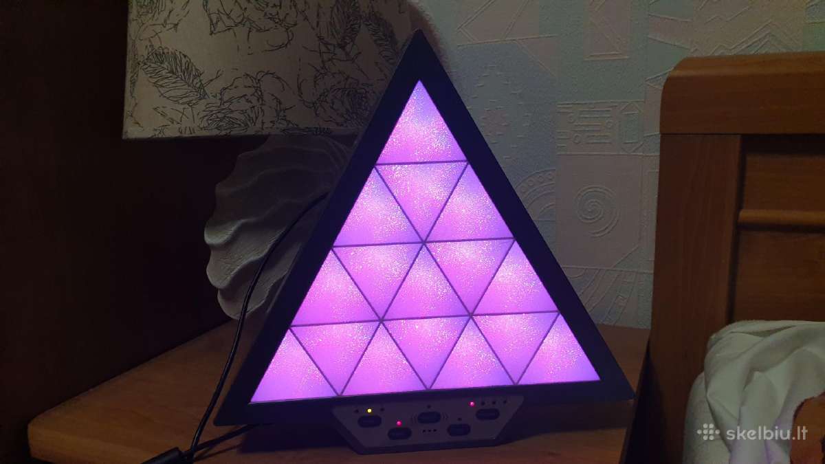 LED trikampio formos kaleidoskopas - nuotraukos Nr. 2