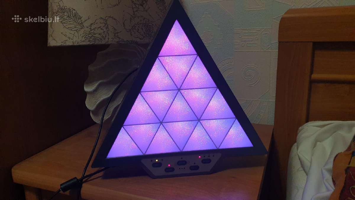 LED trikampio formos kaleidoskopas - nuotraukos Nr. 4