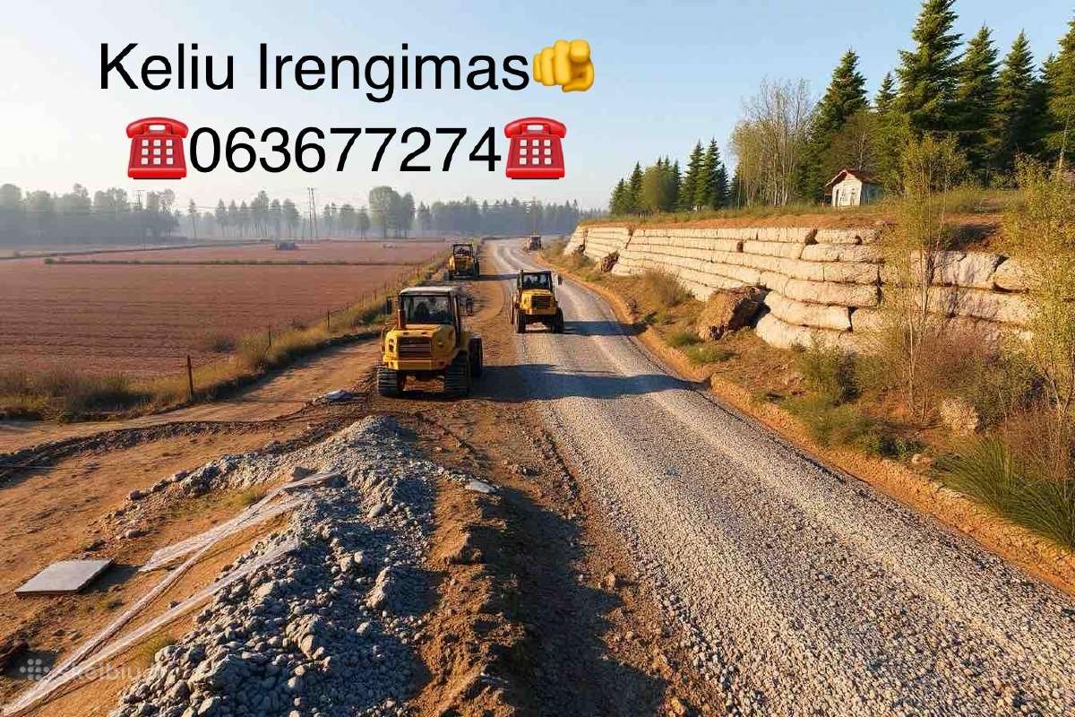 Keliu Remontas ! Skalda Žvyras Smėlis Asfaltas - nuotraukos Nr. 2