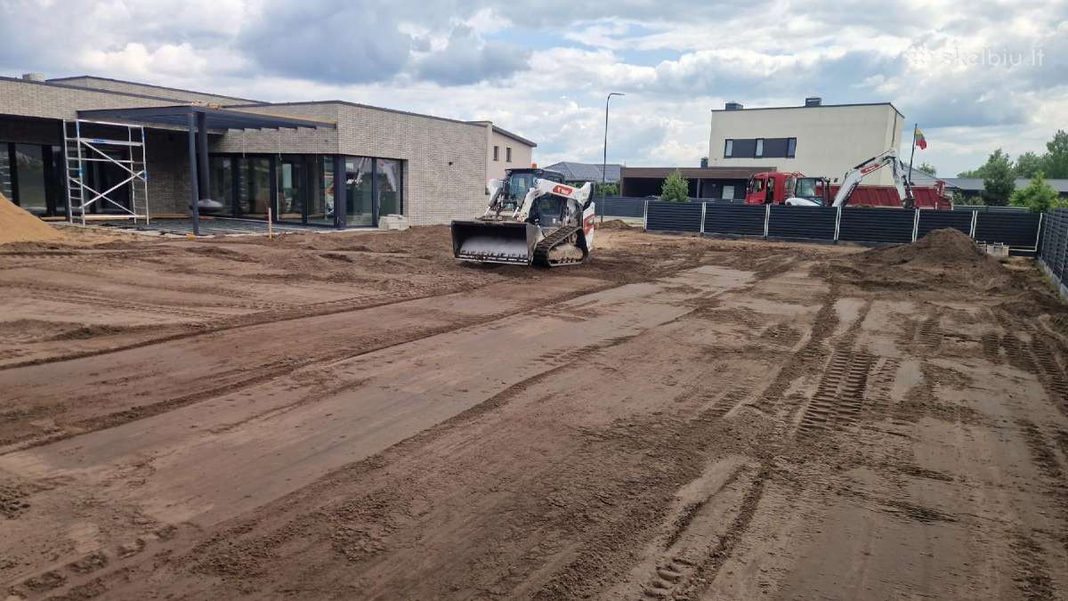 Sklypu ir aplinkos tvarkymas Bobcat nuoma Kaunas - nuotraukos Nr. 2