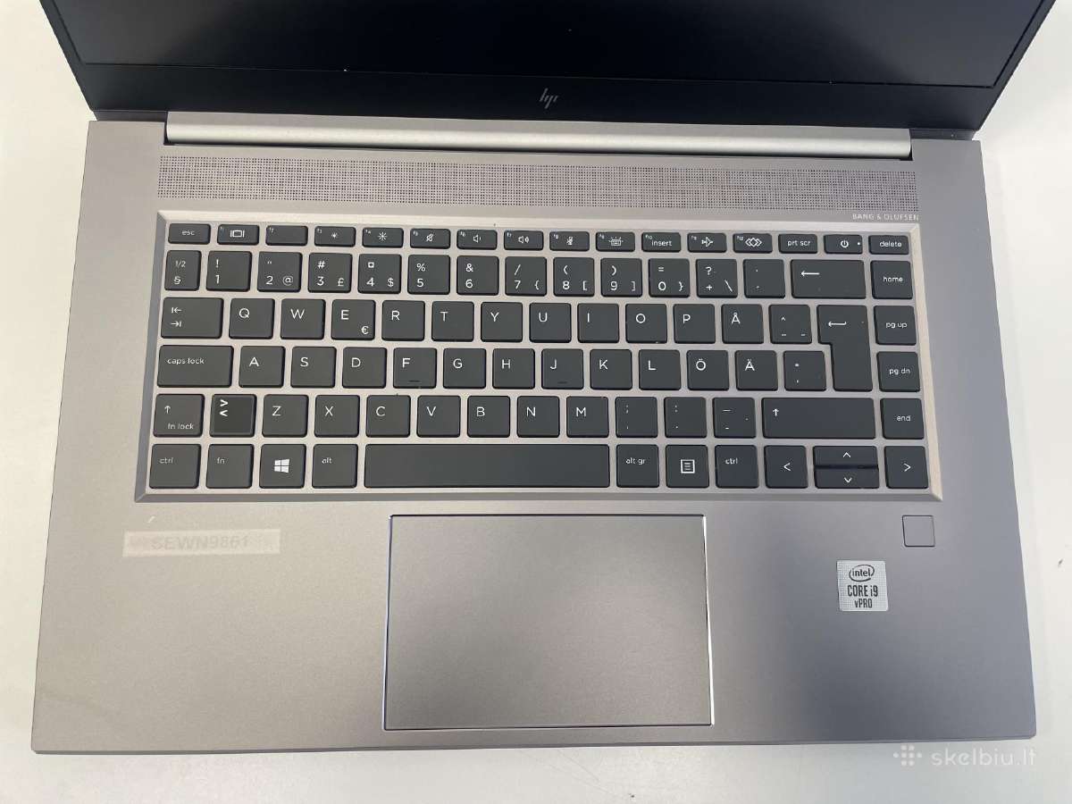 Hp Zbook Studio G7 i9-10885h 32gb RAM 512gb SSD - nuotraukos Nr. 5