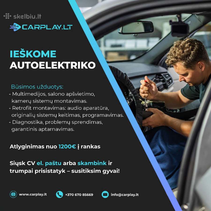 Ieškome Autoelektriko - Montuotojo