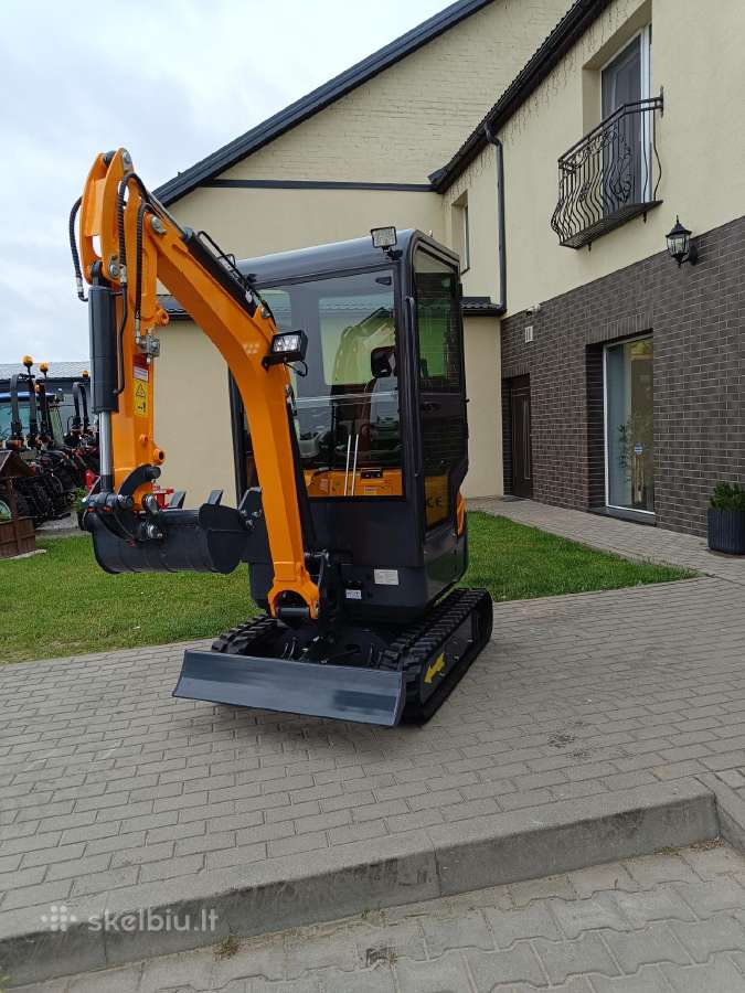 Mini Ekskavatorius Enzo Ht-18 Kubota variklis - nuotraukos Nr. 4