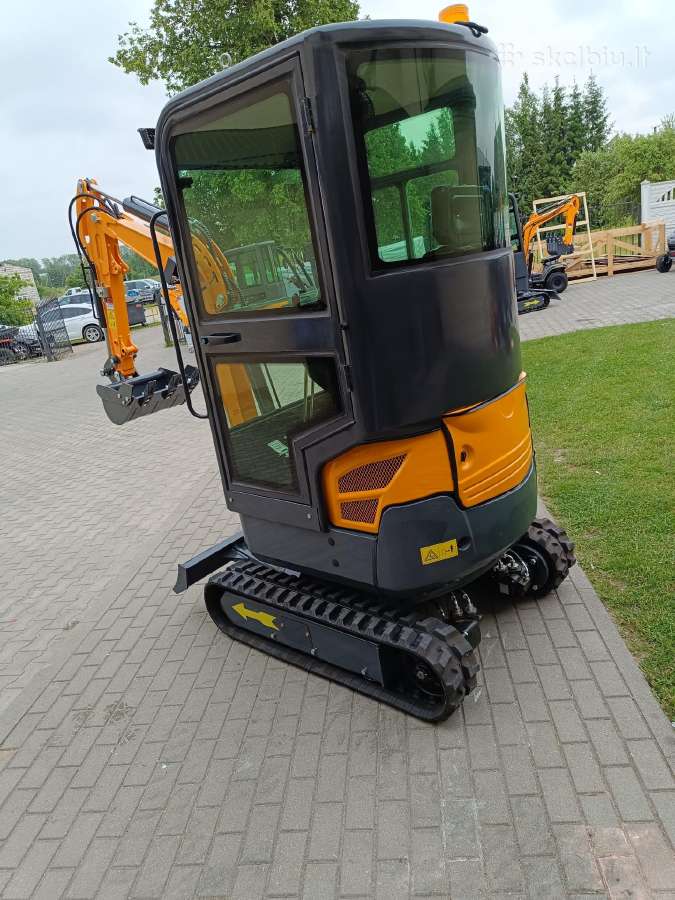 Mini Ekskavatorius Enzo Ht-18 Kubota variklis - nuotraukos Nr. 7