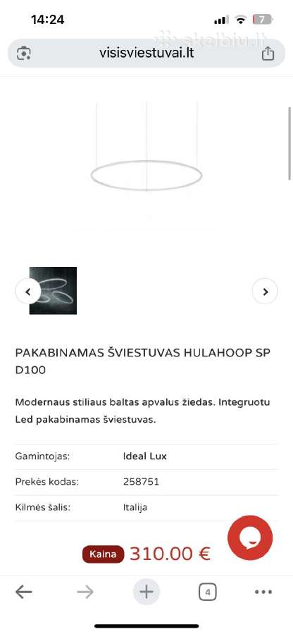 Naujas LED sviestuvas moketa 280 - nuotraukos Nr. 5