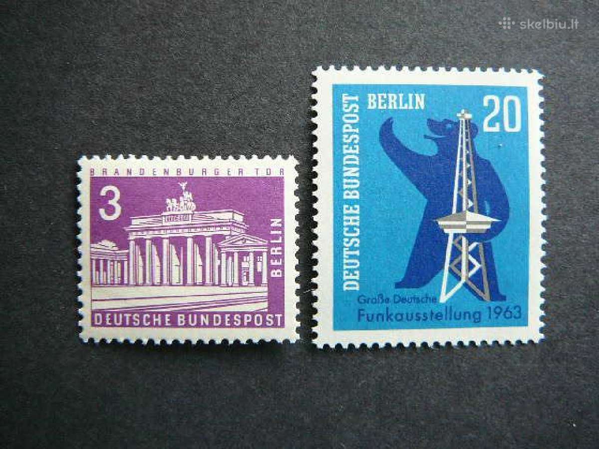 Berlynas 1963m. p.zenklu komplektas Vokietija b25