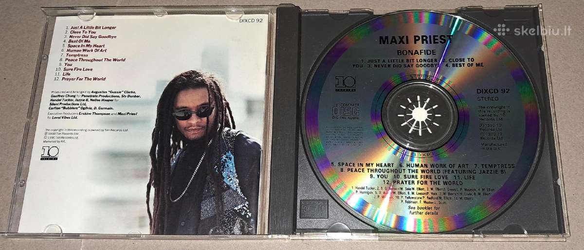 Maxi Priest – Bonafide (Audio CD) - nuotraukos Nr. 3