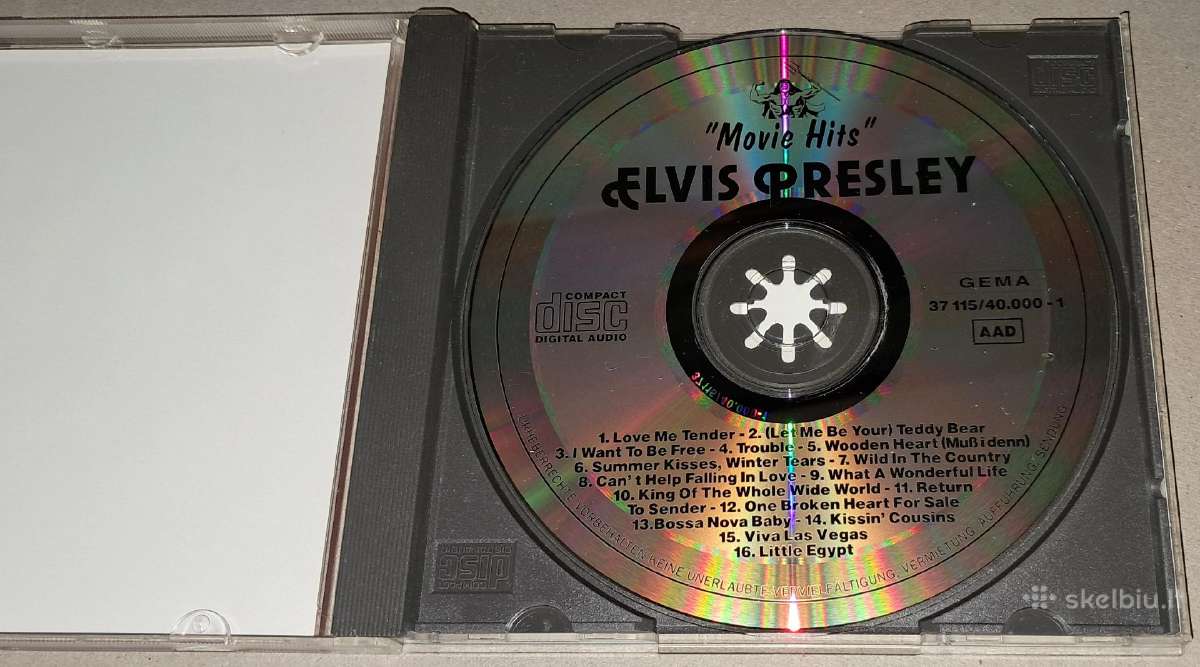 Elvis Presley – Movie Hits (Audio CD) - nuotraukos Nr. 3