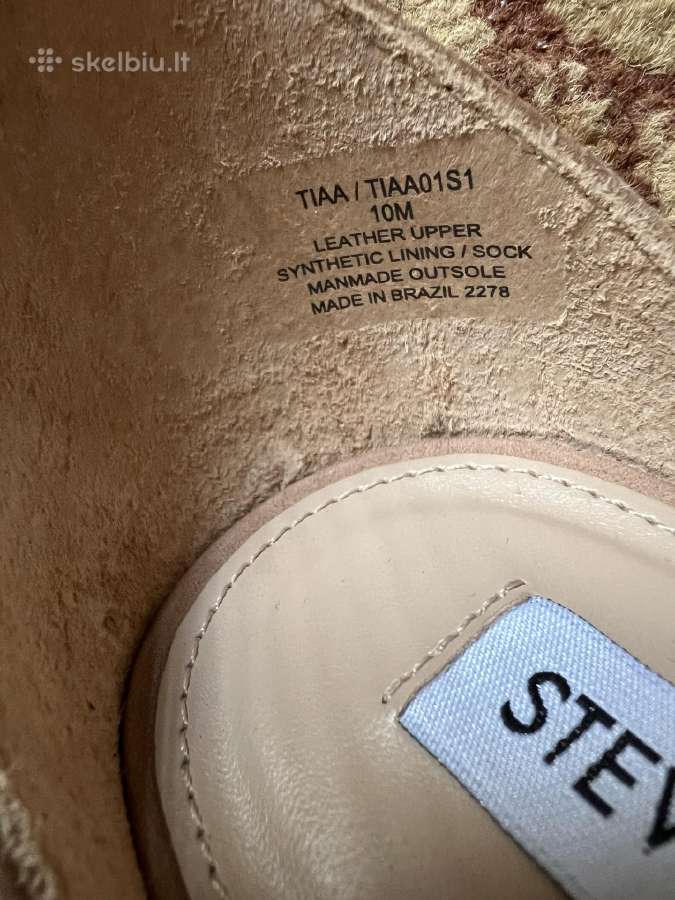 Is JAV Steve Madden basutes 41 dydzio - nuotraukos Nr. 3