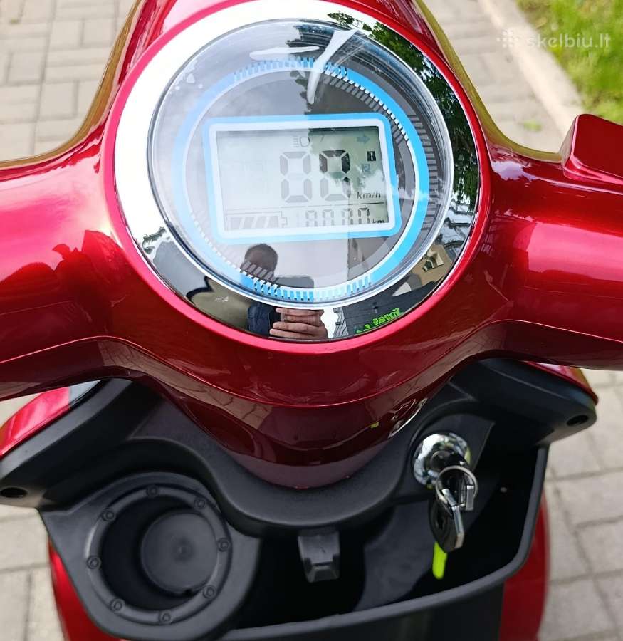Elektrinis Skuteris motoroleris - nuotraukos Nr. 30