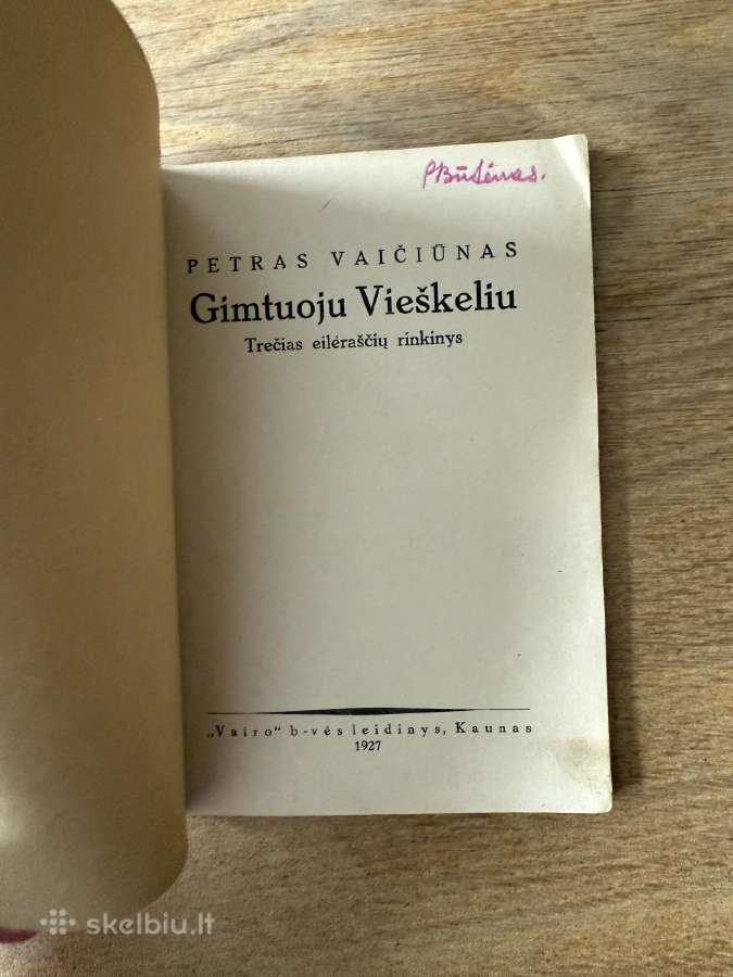 Gimtuoju vieškeliu 1927 - nuotraukos Nr. 2