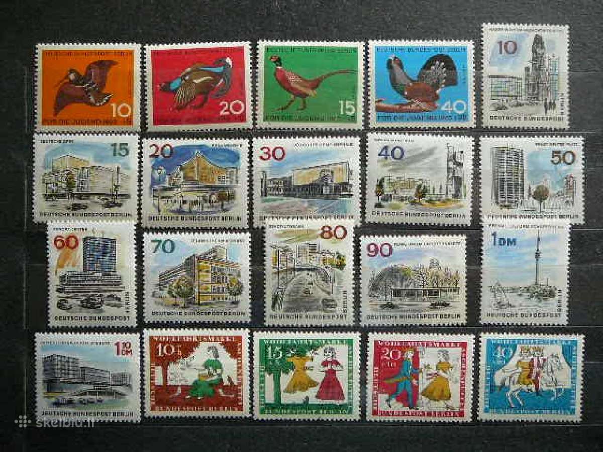 Berlynas 1965m. p.zenklu komplektas Vokietija b27