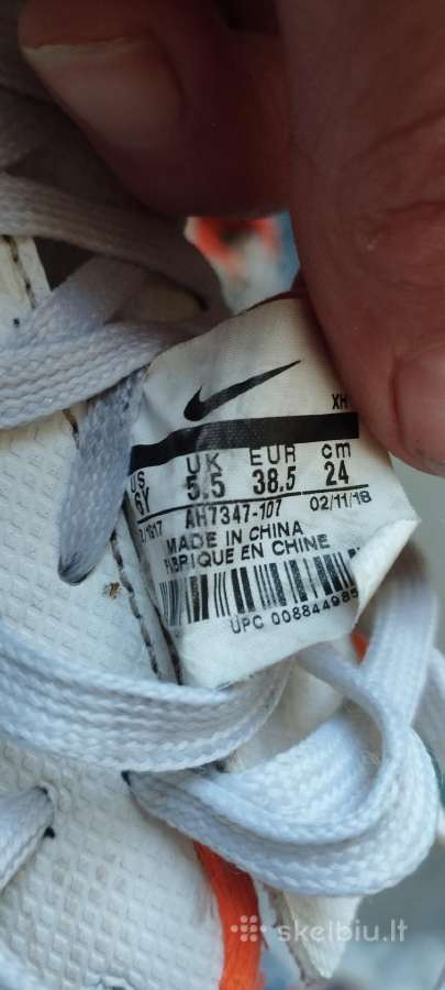 Nike bucai 38,5 dydis vidpadis 24 cm - nuotraukos Nr. 8