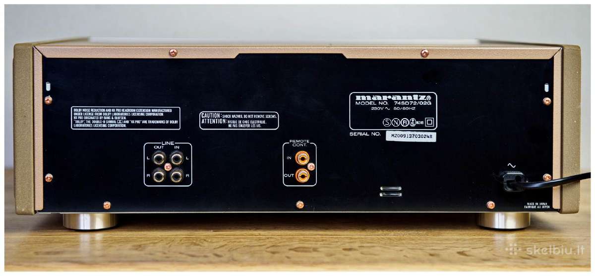 Marantz Sd 72; Technics RS-bx707; RS-b555 - nuotraukos Nr. 8