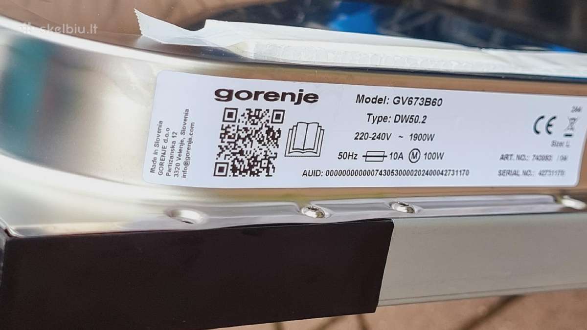 Nauja Gorenje Gv673b60+ garantija - nuotraukos Nr. 27