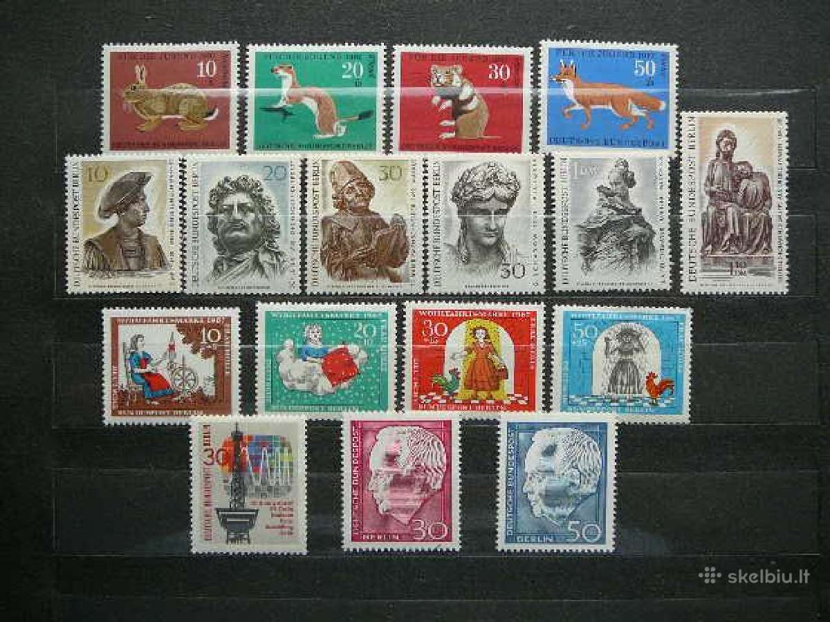 Berlynas 1967m. p.zenklu komplektas Vokietija br67