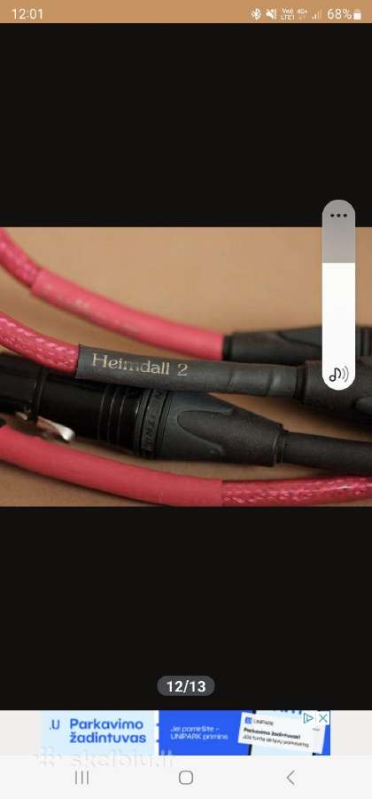 Nordost Heimdall 2 xlr kabelis - nuotraukos Nr. 10