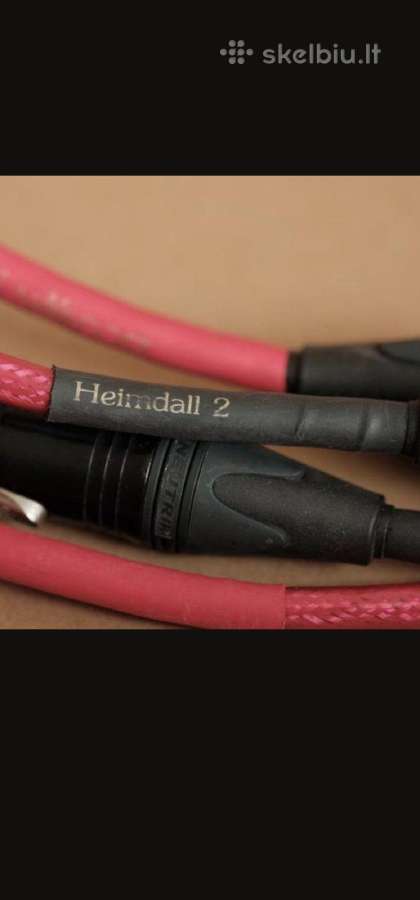 Nordost Heimdall 2 xlr kabelis - nuotraukos Nr. 12