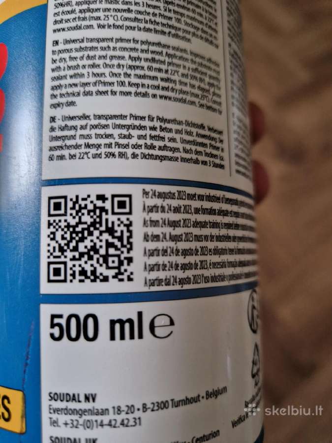 Soudal gruntas tinka angokraščiams - nuotraukos Nr. 2