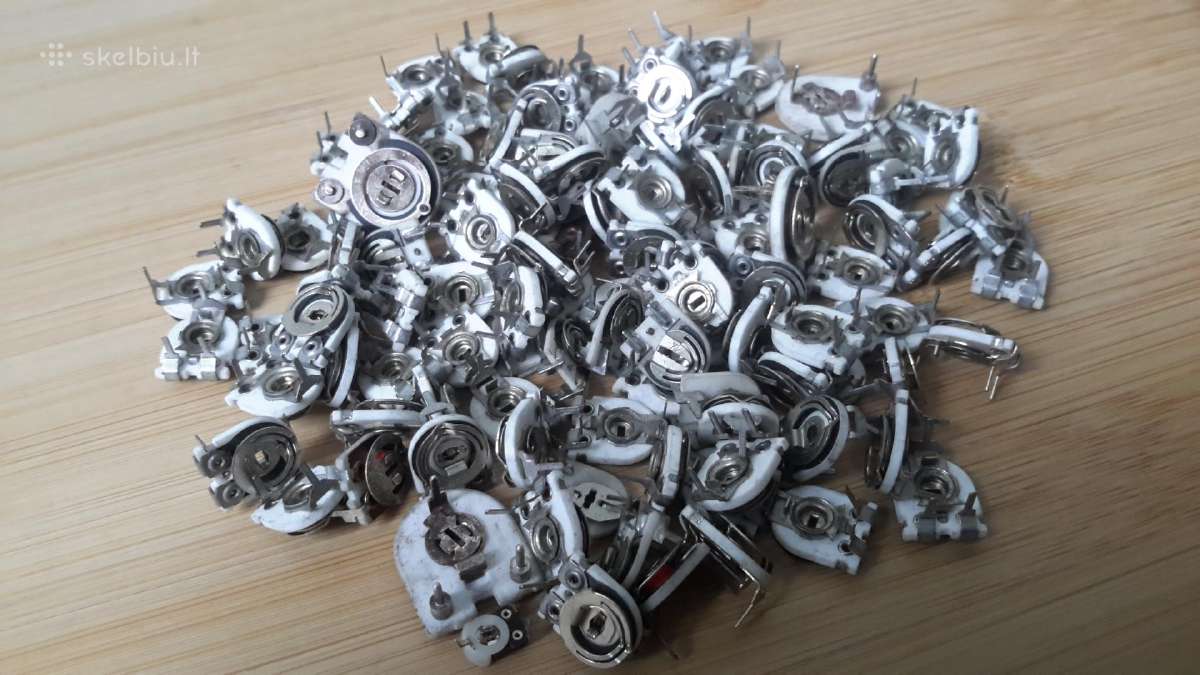 Paderinami rezistoriai, potenciometrai