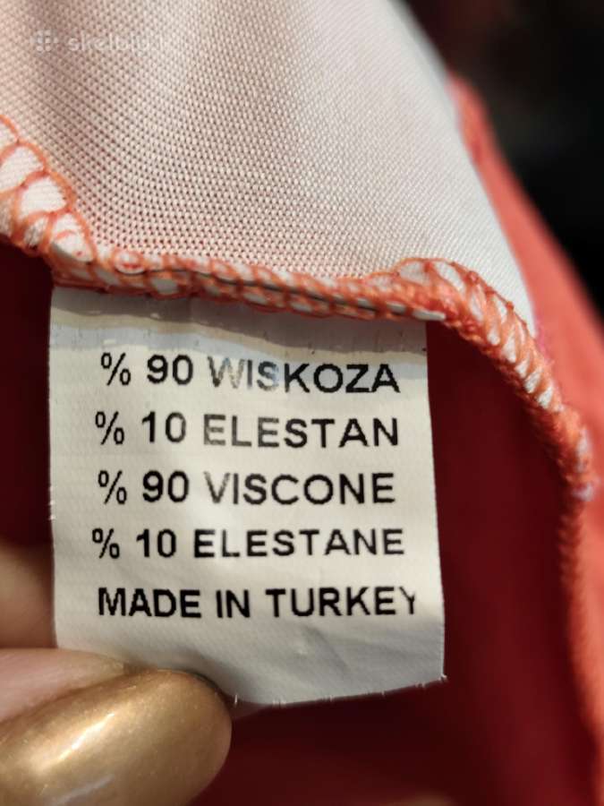 Didelio dydžio tunika bliuskutė trumpomis rankovėm - nuotraukos Nr. 5