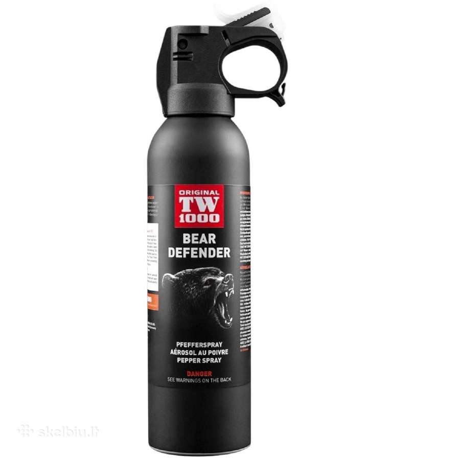 Dujų balionėlis nuo meškų Bear Defender 225ml
