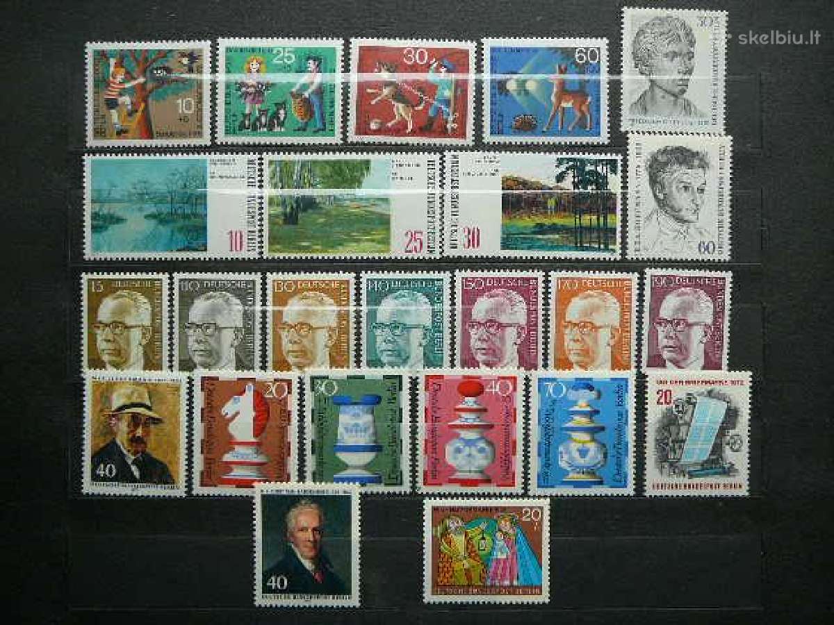 Berlynas 1972m. p.zenklu komplektas Vokietija br72