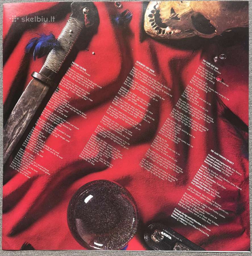 The Alan Parsons Project Vulture Culture vinilas - nuotraukos Nr. 5
