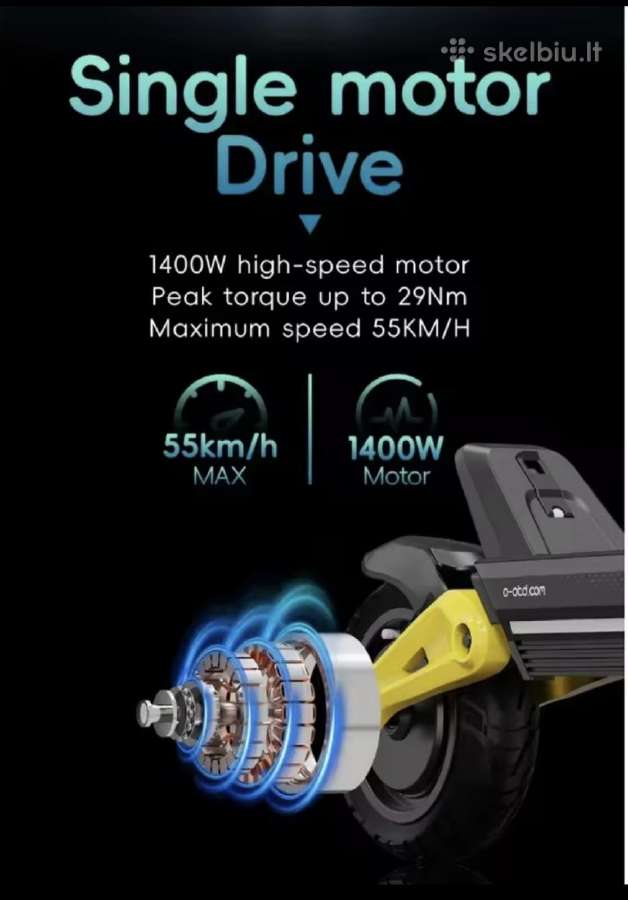 Elektrinis paspirtukas Ootd S10 ir Mk350 nauji. - nuotraukos Nr. 5