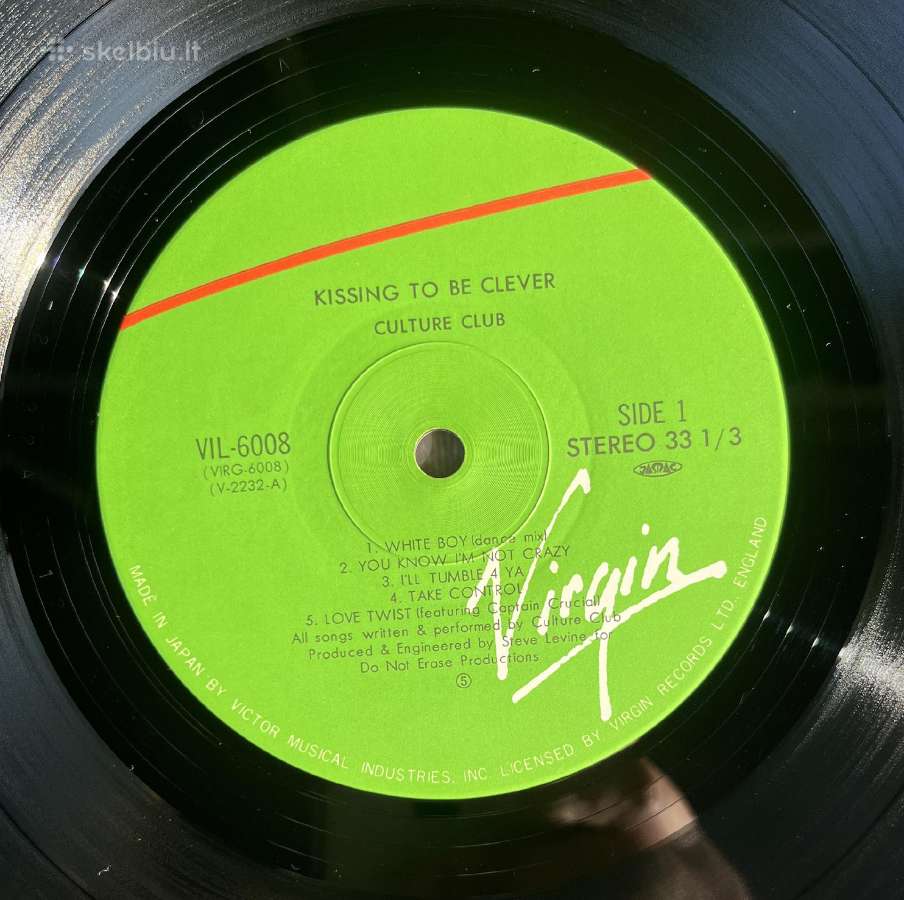 Culture Club Kissing To Be Clever vinilas Japonija - nuotraukos Nr. 3