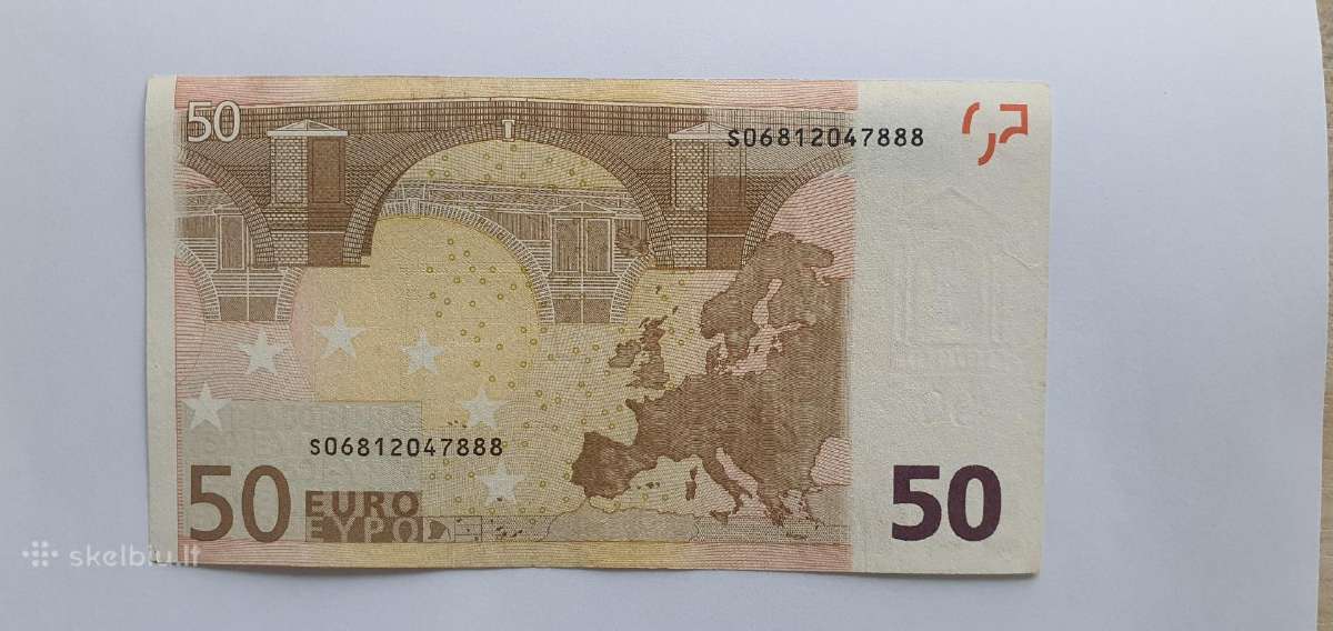 50 euru pirmo paraso banknotas - nuotraukos Nr. 2