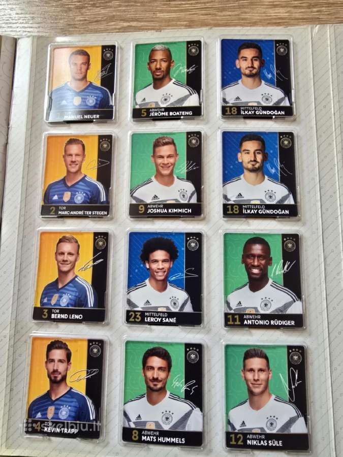 Futbolo kortelių kolekcija - nuotraukos Nr. 4