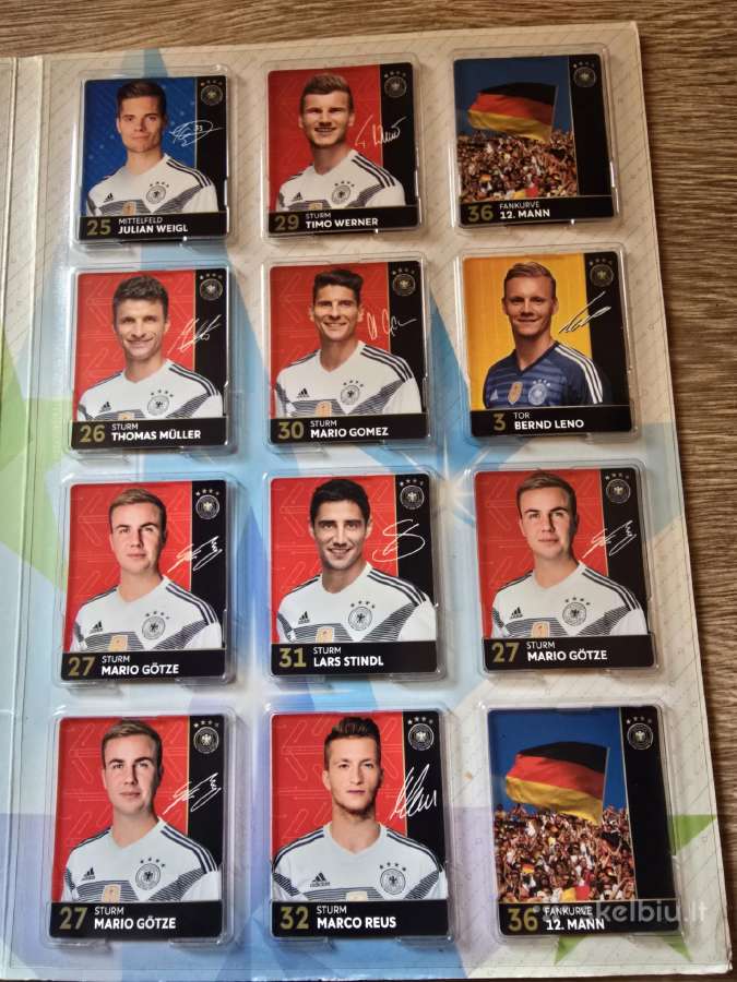 Futbolo kortelių kolekcija - nuotraukos Nr. 6
