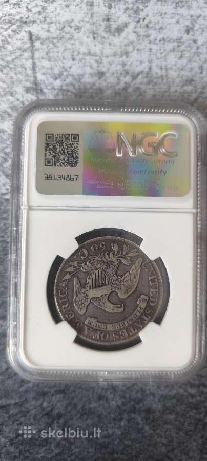 Usa 1828 50c Ngc Vf 20 - nuotraukos Nr. 2
