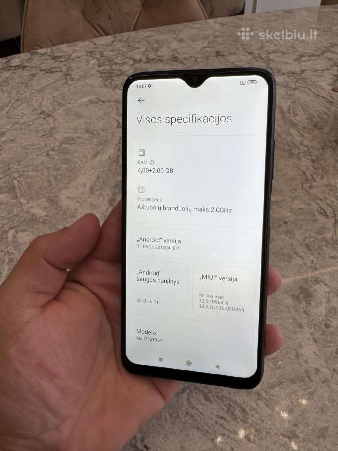 Redmi 9t, 6/128gb - nuotraukos Nr. 3