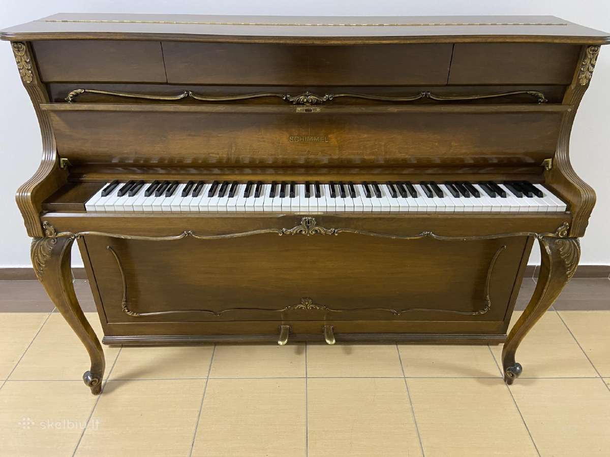 Vokiškas pianinas „Schimmel" 108 mod. rokoko - nuotraukos Nr. 6