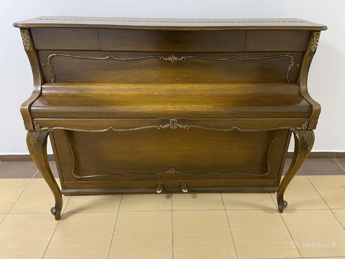 Vokiškas pianinas „Schimmel" 108 mod. rokoko - nuotraukos Nr. 3