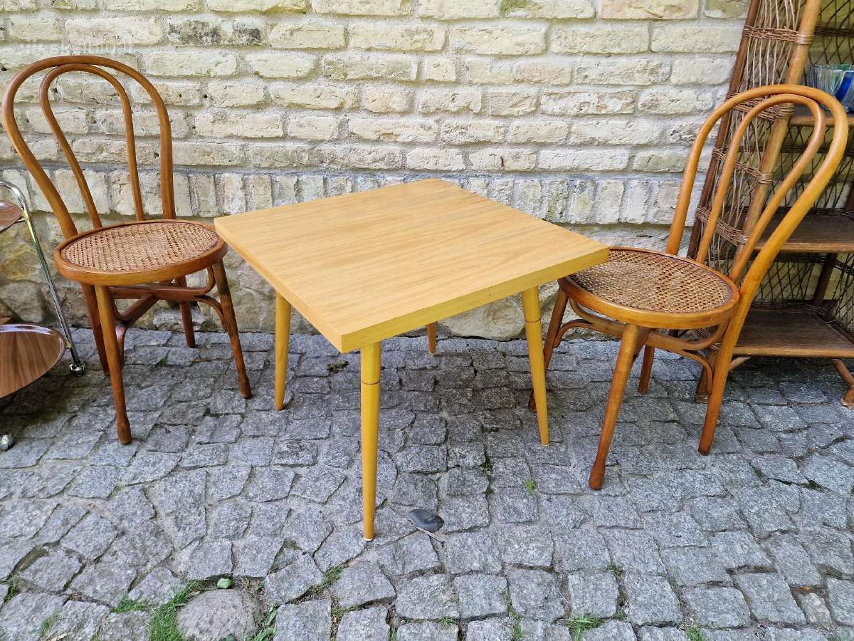 Vintažinis mid century kavos staliukas - nuotraukos Nr. 5