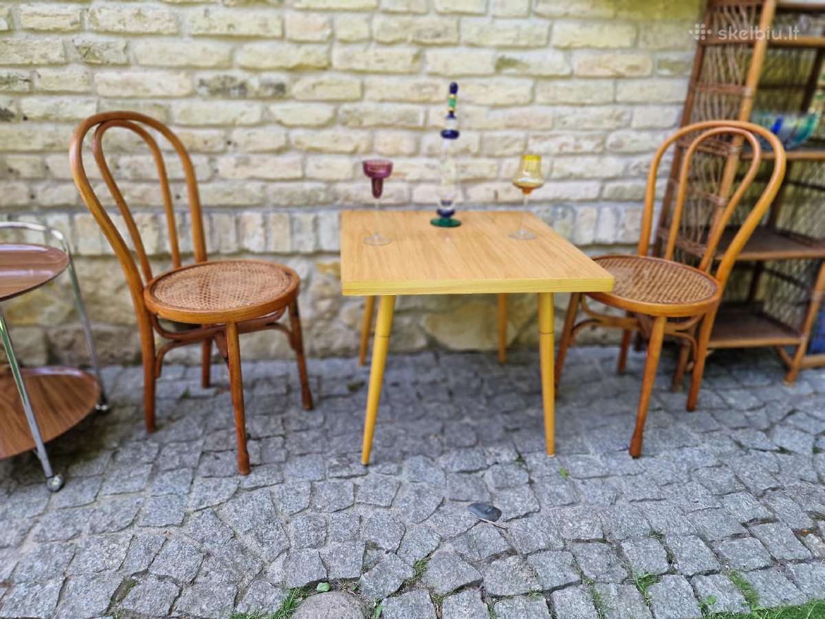 Vintažinis mid century kavos staliukas - nuotraukos Nr. 13