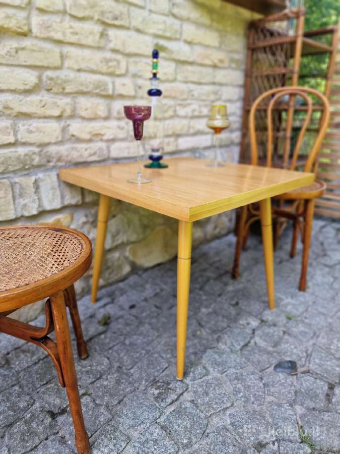 Vintažinis mid century kavos staliukas - nuotraukos Nr. 14