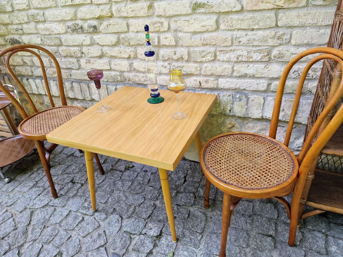Vintažinis mid century kavos staliukas - nuotraukos Nr. 17