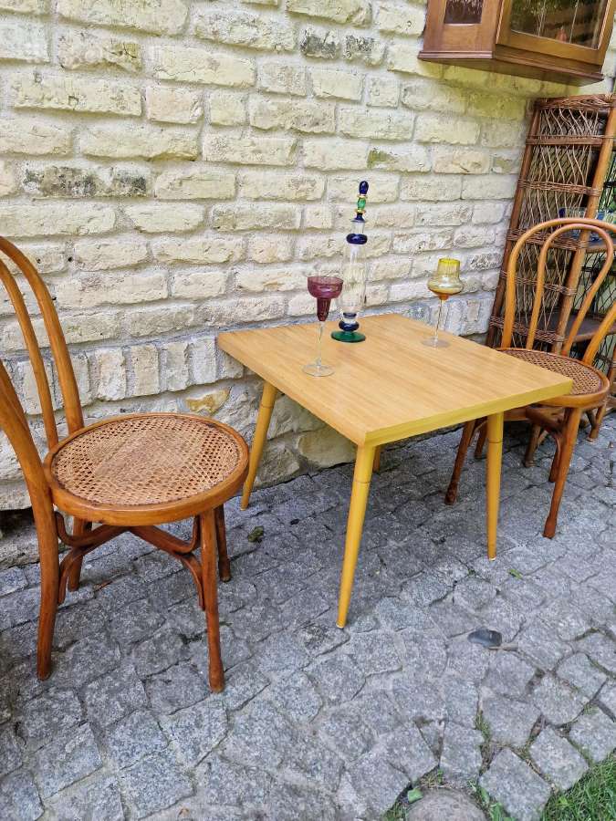 Vintažinis mid century kavos staliukas - nuotraukos Nr. 20